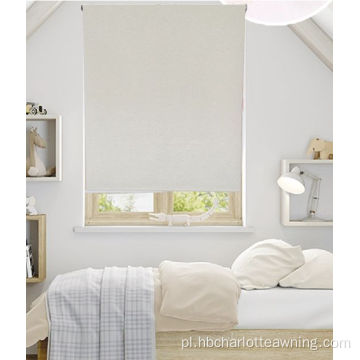 100% materiał poliestrowy Blackout Roller Blind UV Ochrona